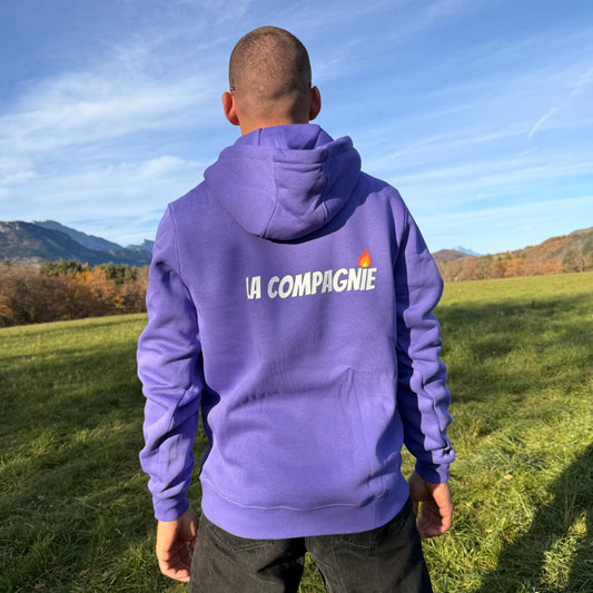 Sweat à Capuche Lilas