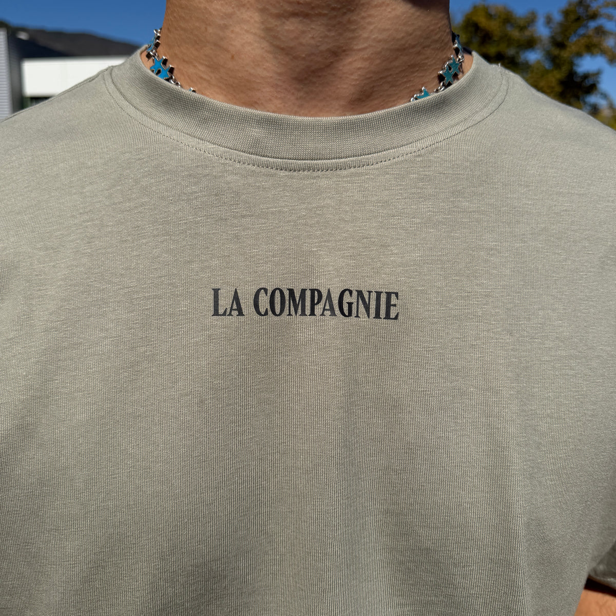 T-shirt "Les Copains" Oversize Vert