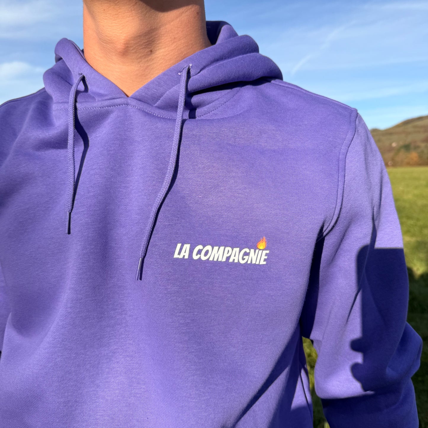 Sweat à Capuche Lilas