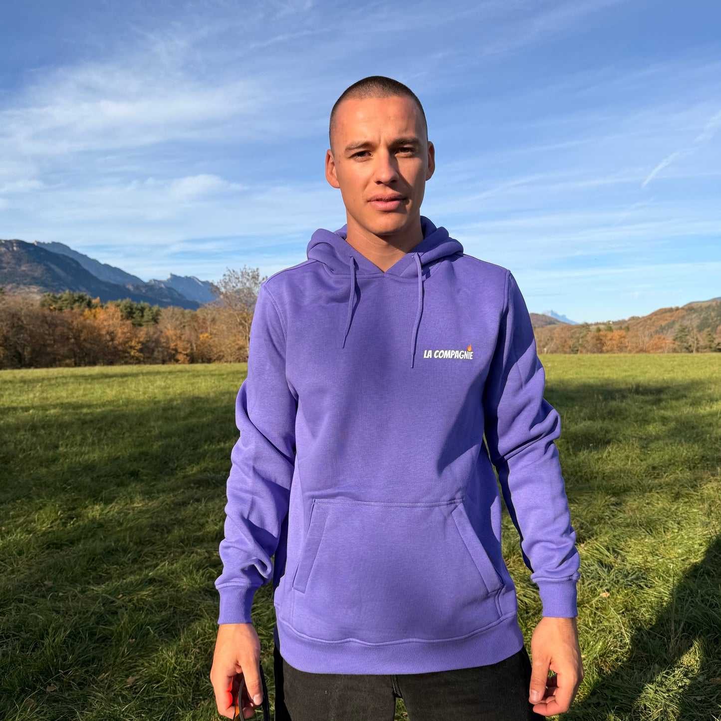 Sweat à Capuche Lilas