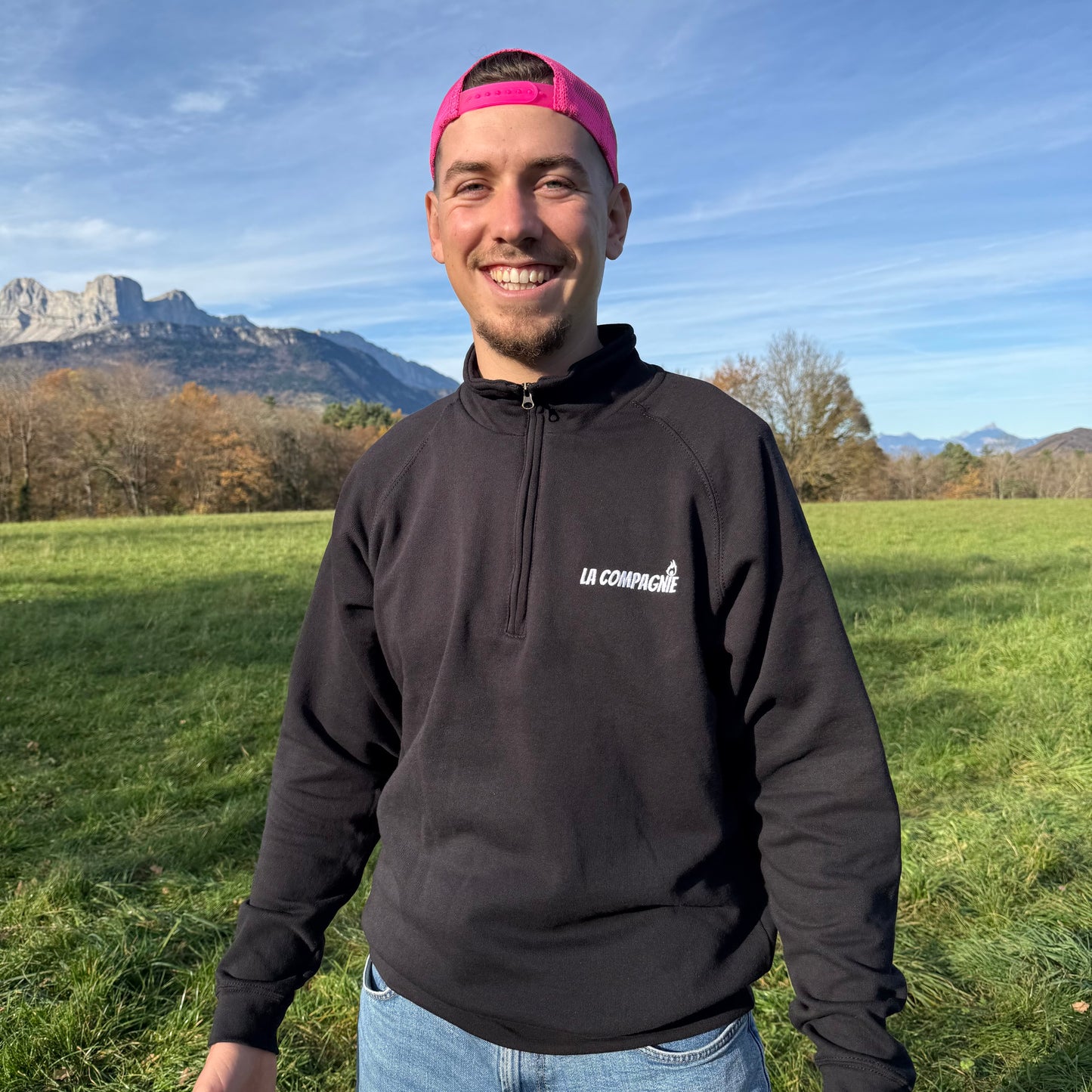 Pull Montagne Zippé