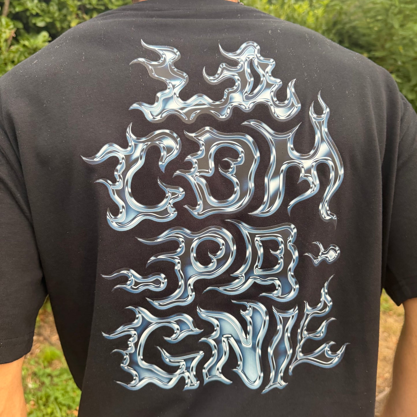 T-shirt Rockstar Bleu