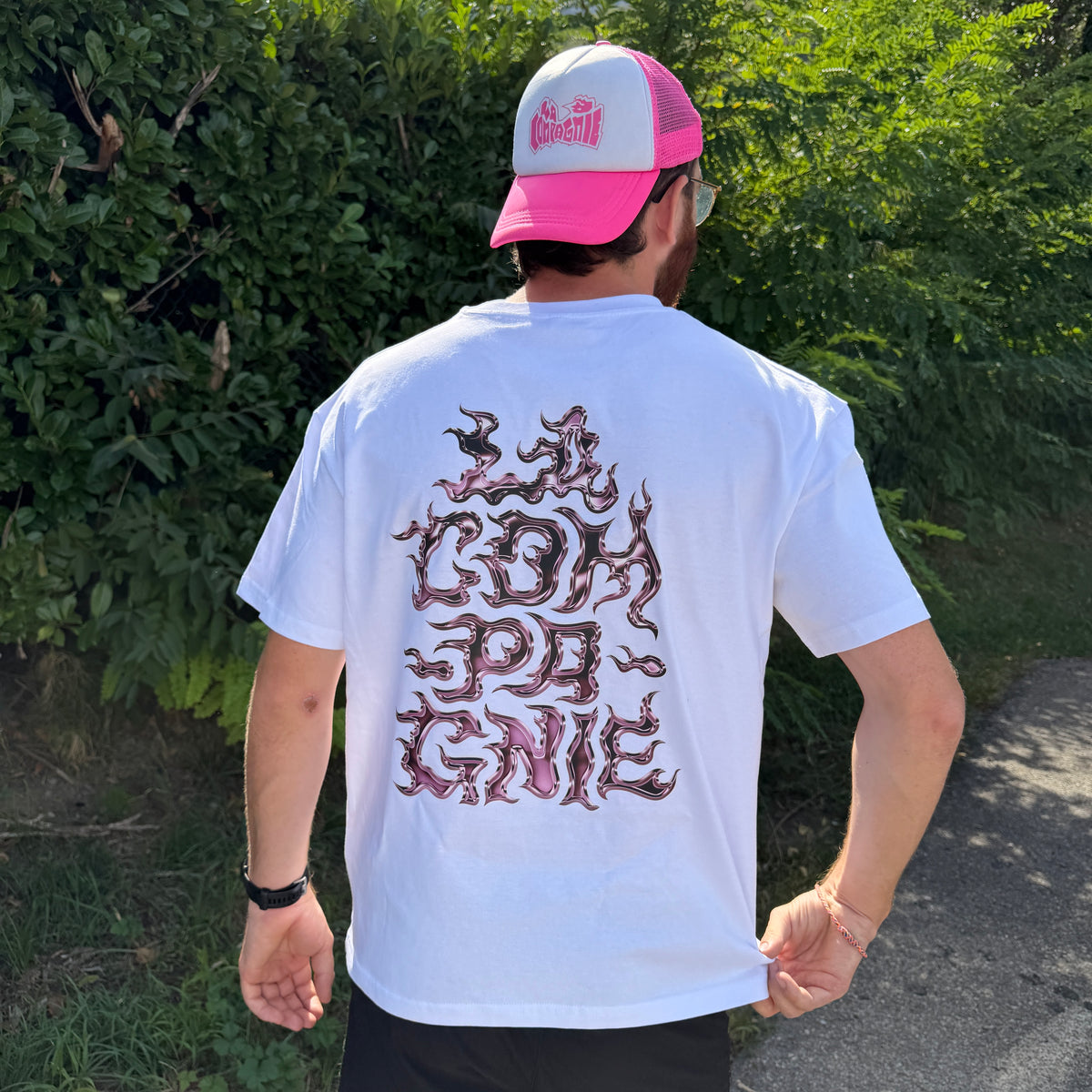 T-shirt Rockstar Rose (White Collection)