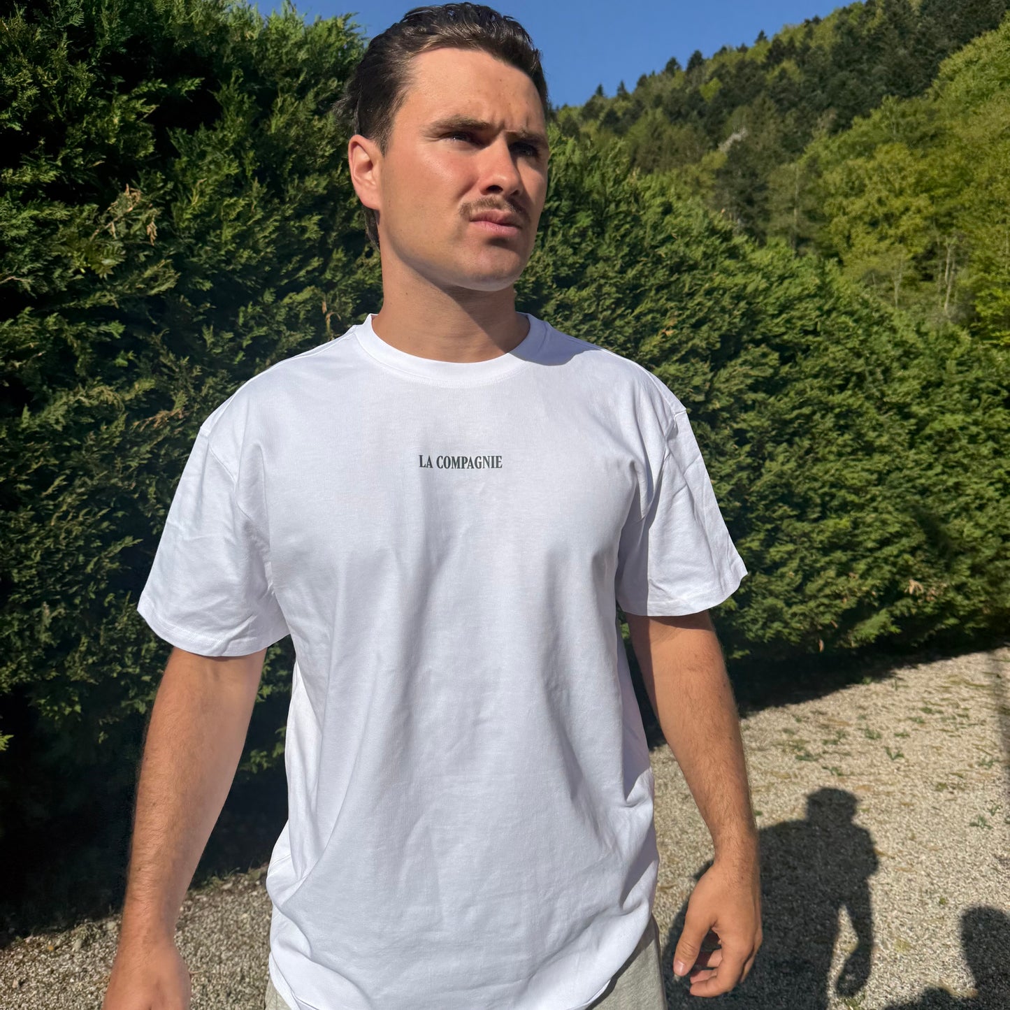 T-shirt "Les Copains" Super Oversize Blanc