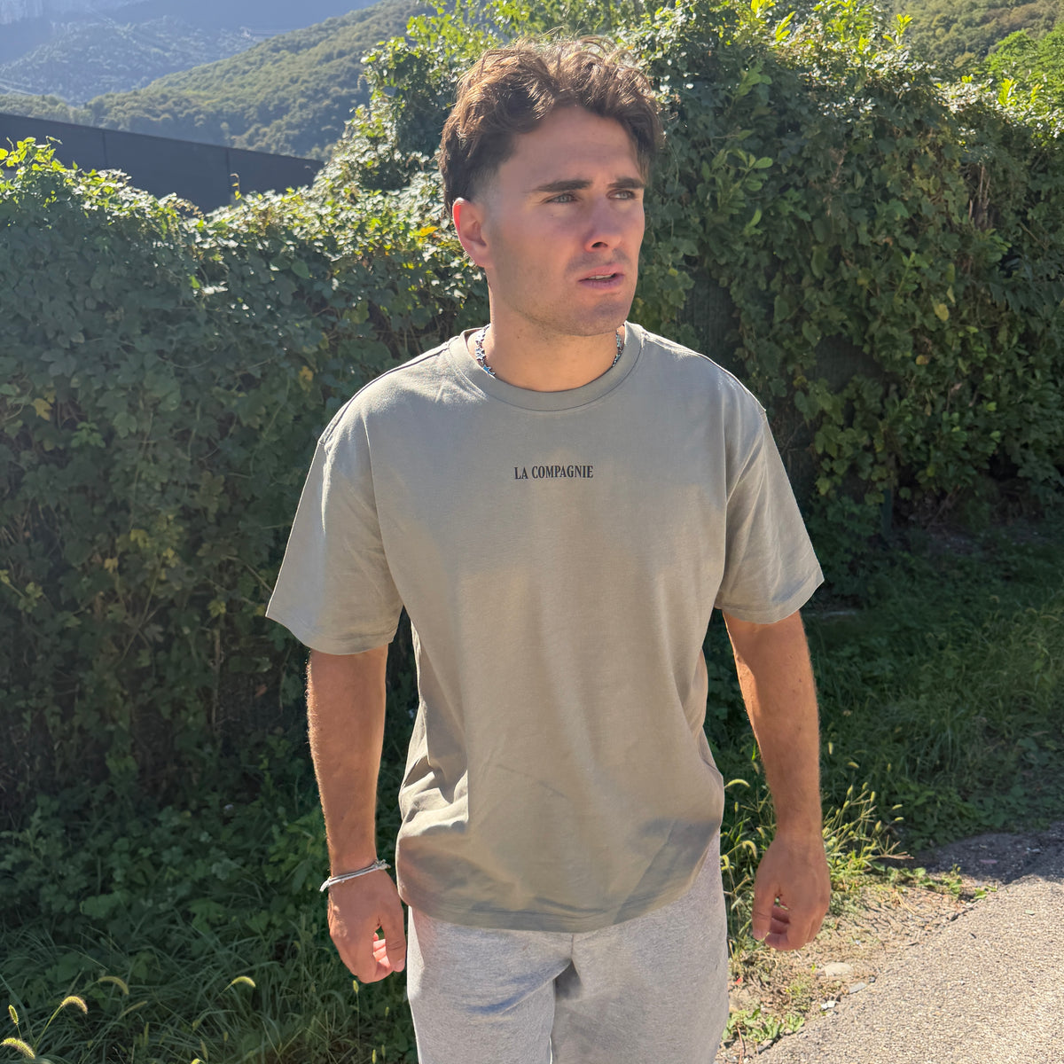 T-shirt "Les Copains" Oversize Vert