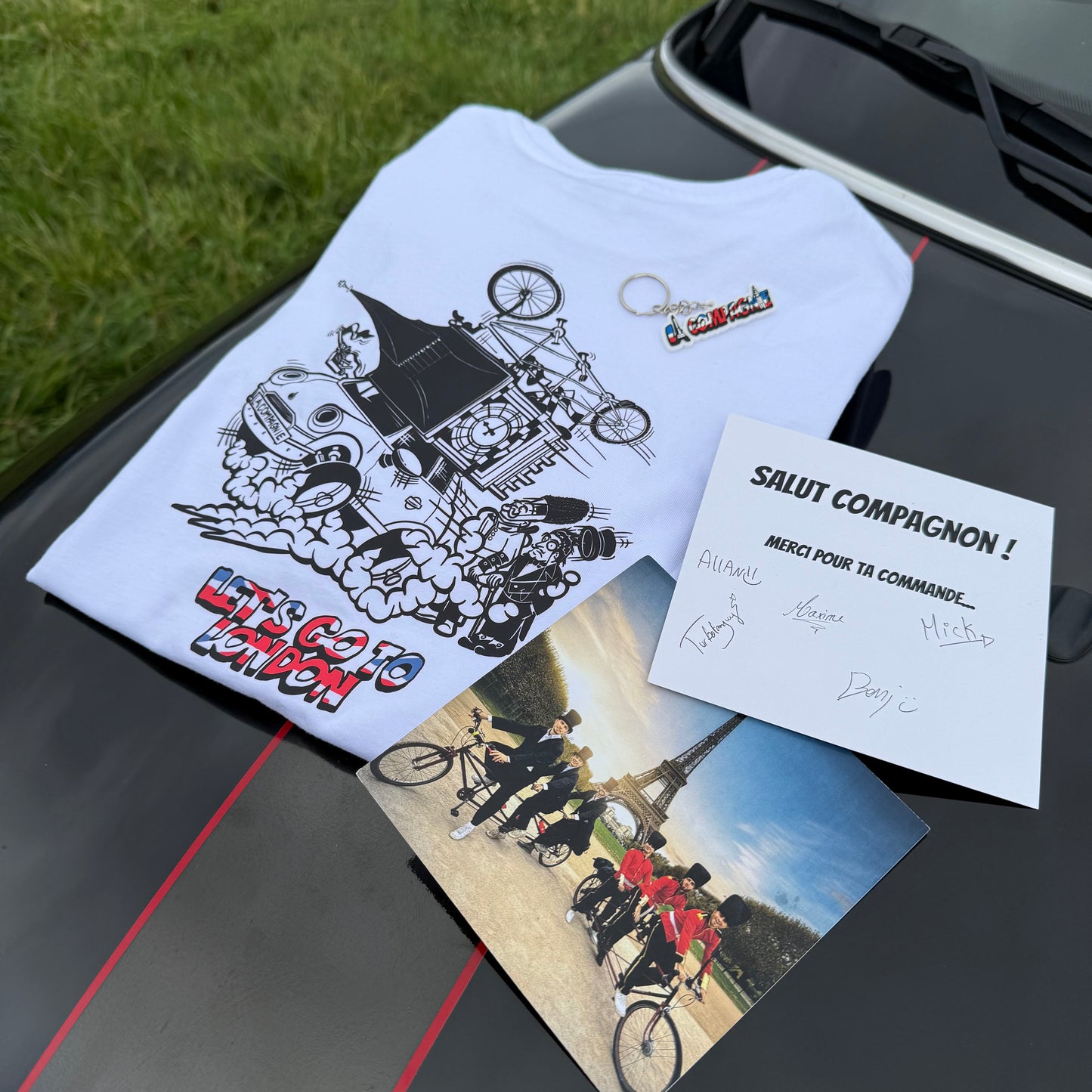 Pack 1 : 1 tshirt + 1 dédicace + 1 porte clé = 1 Participation