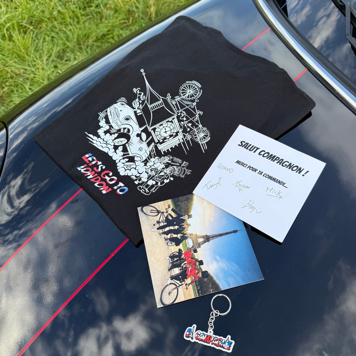 Pack 1 : 1 tshirt + 1 dédicace + 1 porte clé = 1 Participation