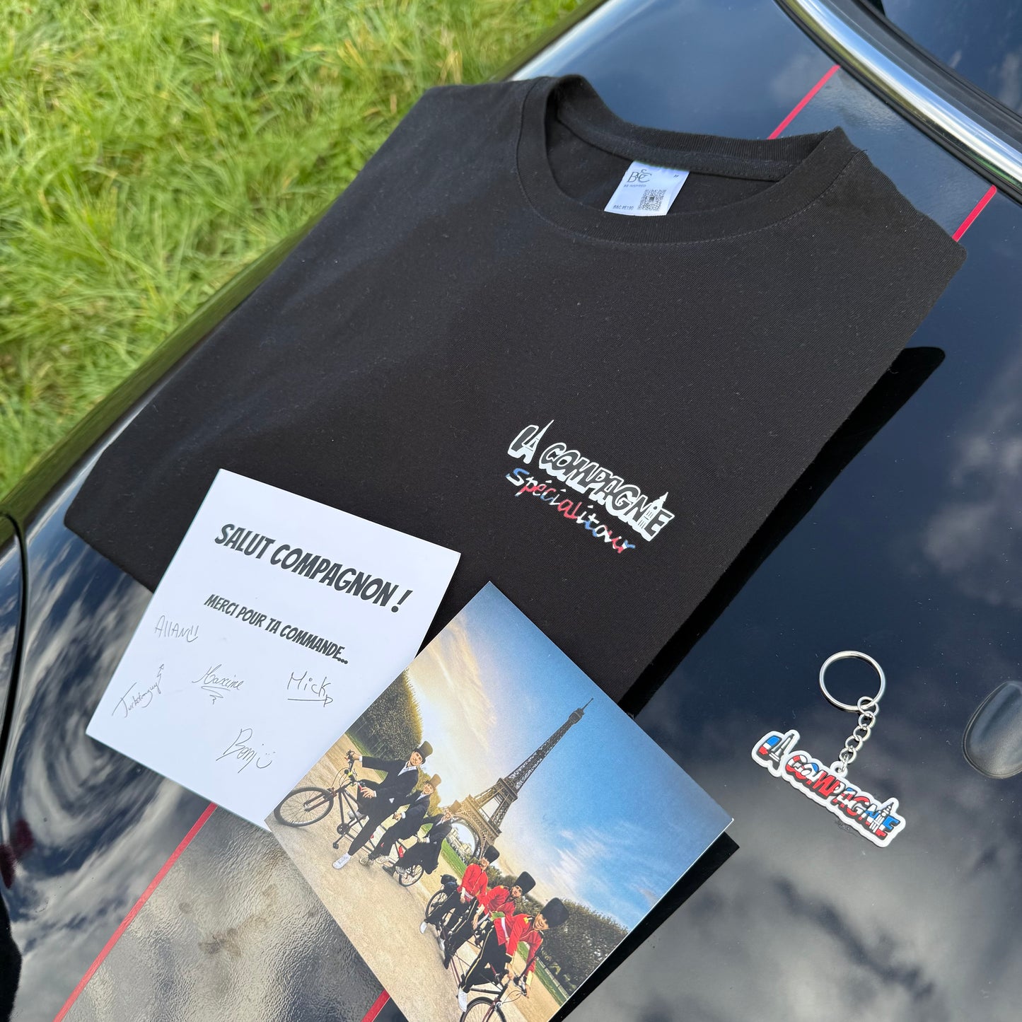 Pack 1 : 1 tshirt + 1 dédicace + 1 porte clé = 1 Participation