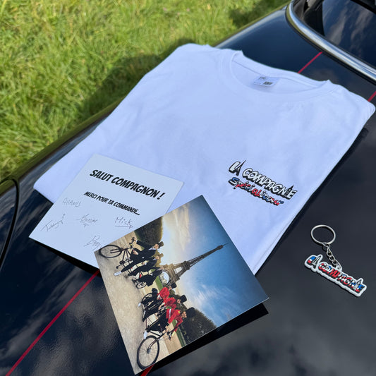 Pack 1 : 1 tshirt + 1 dédicace + 1 porte clé = 1 Participation